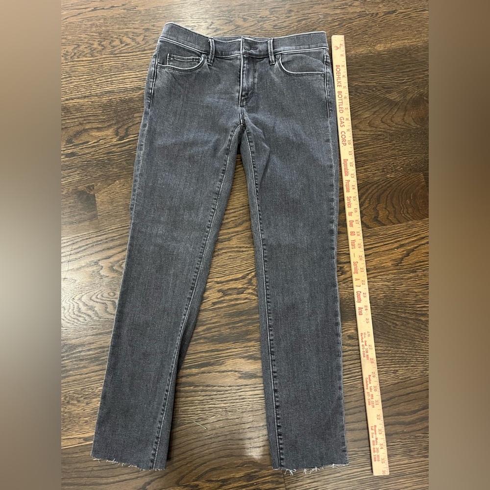 Ann Taylor loft 26 women’s gray stretch jeans, modern skinny 2
